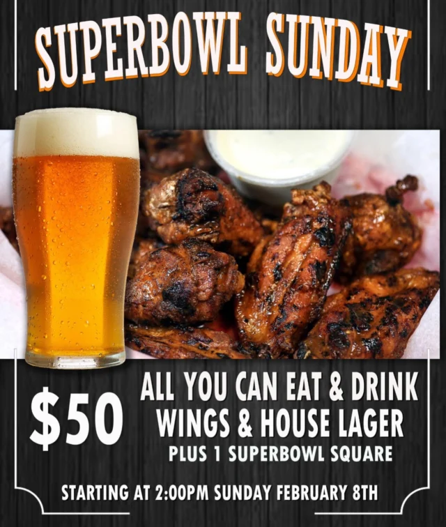 Superbowl plans: settled ✅ Join us for a day filled with beer, wings, and football! Plus, we’re throwing in 1 Superbowl square! Bring your crew, and of course, your appetite 🍻🏈🍗#denversportsbar #denverwings #downtowndenver