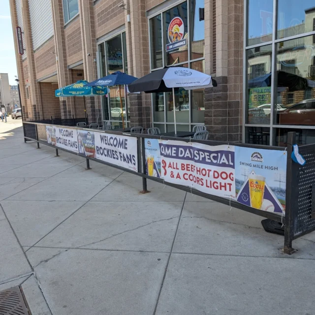 Great day for a game!  Patio is open!!Coors light draft and an all beef Nathan's hot dog $8Also the women's national championship game is on at 1